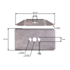 Žací nůž 18 cm (7") pro robotické sekačky Robomow RX12 RX20 RX20 Pro