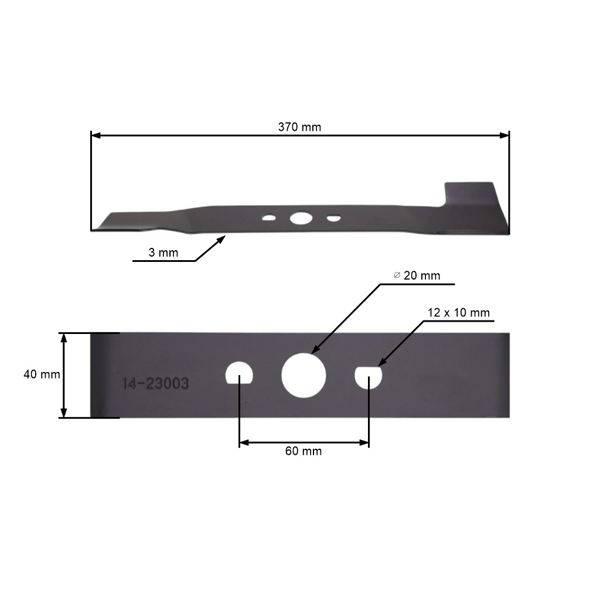 Žací nůž 37 cm (15") pro elektrické sekačky Dolmar Makita (OEM 263001414)