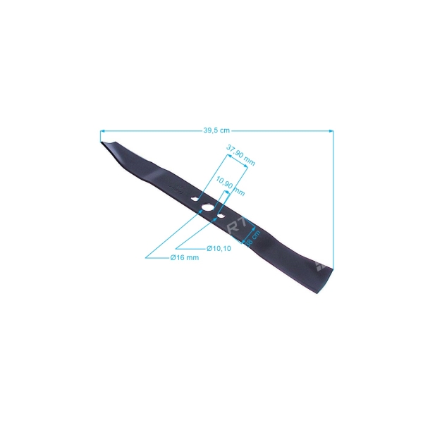 Žací nůž 40 cm (16") pro Čínské motorové sekačky a sekačky z hobbymarketů Hortmasz Dym Hortus Leroy Merlin Victus (OEM 26300100401)