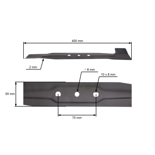 Žací nůž 40 cm pro elektrické sekačky Leroymerlin Sterwins 400-EP-3 (45267831, 263003135)