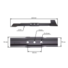 Žací nůž 42 cm (17") pro elektrické sekačky MTD Lider LM-C4205 (OEM J2420000107R)