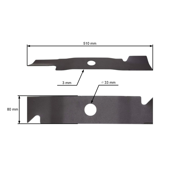 Žací nůž 51 cm (20") se sběrem pro motorové sekačky Sandri Garden
