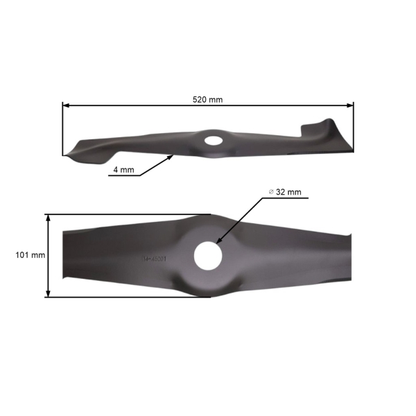 Žací nůž 52 cm (20") se sběrem pro motorové sekačky John Deere Sabo (OEM SA17208 29770 SA29770 450-203-000)