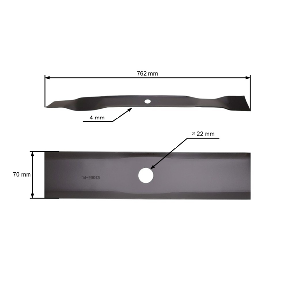 Žací nůž 76,2 cm (30") pro zahradní traktory Murray (OEM 56217)