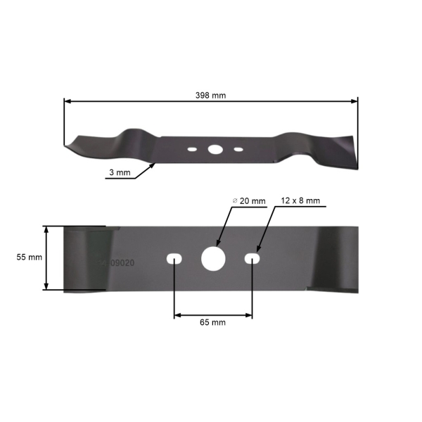 Žací nůž pro elektrické sekačky AL-KO Comfort 40E 39,8 cm