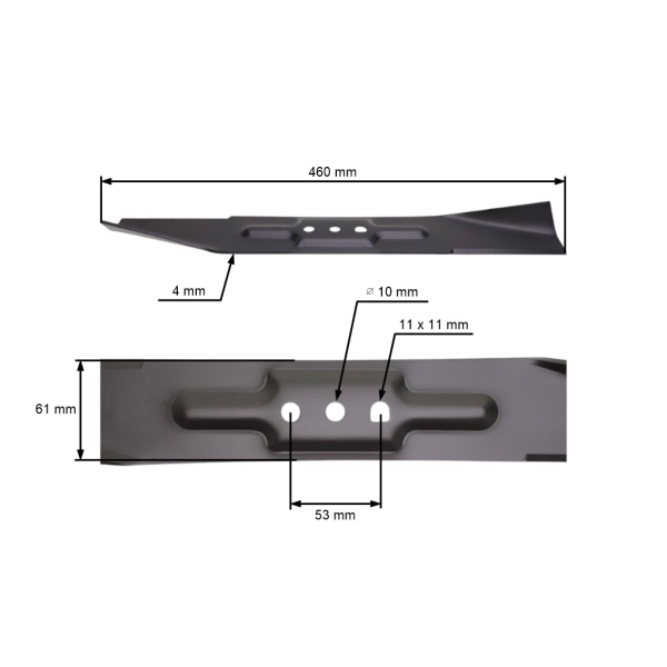 Žací nůž pro motorové sekačky Faworyt sanli 46 cm (63587020100A)