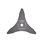 Žací oceľový nôž 3-zubý 255 mm x 20,0 mm x 3,0 mm pre krovinorezy a vyžínače