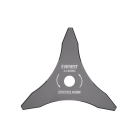 Žací ocelový univerzální nůž 3 zubý rozměr 255 mm x 3,0 mm otvor 25,4 mm pro křovinořezy a motorové vyžínače