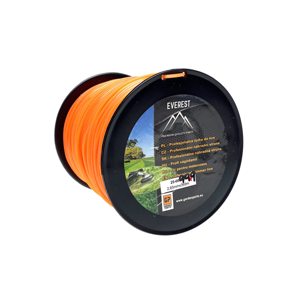 Žací struna pro křovinořezy tvar hvězda 2,65 mm x 369 m