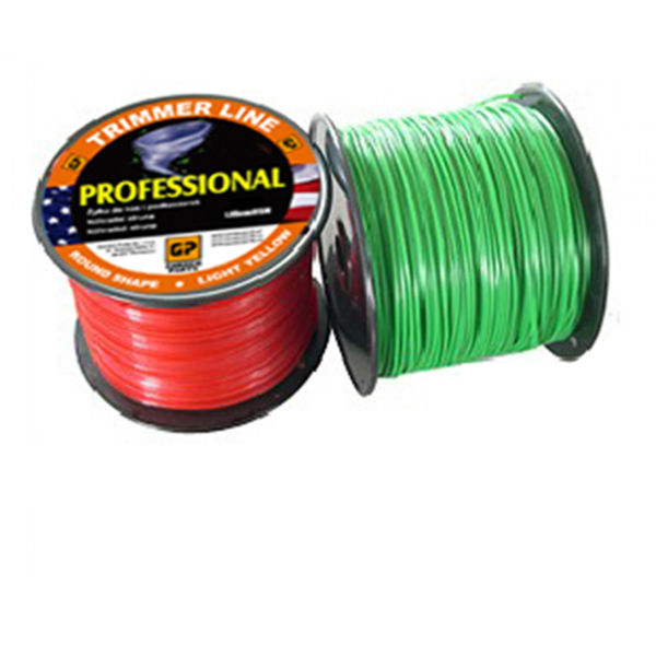 Žací struna průměr 2,4 mm délka balení 116 m profil hvězda pro křovinořezy a vyžínače