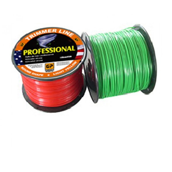 Žací struna průměr 2,4 mm délka balení 87 m profil kulatý pro křovinořezy a vyžínače