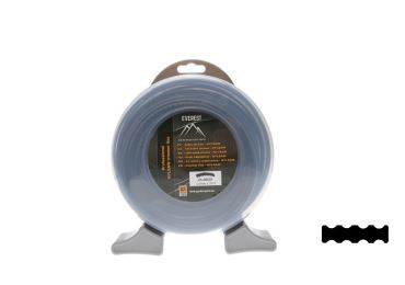 Žací struna průměr 3,0 mm délka balení 37 m profil nylsaw pro křovinořezy a vyžínače