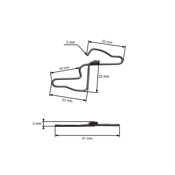 Závlačka startéru pro motorové pily Stihl 08S 064 066 088 MS640 MS650 MS660 MS661 MS780 MS880 (OEM 11241953500)