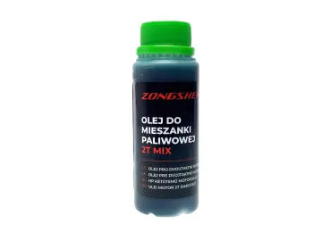 Zongshen 2 taktný olej do benzínu 100 ml zelený pre motorové píly krovinorezy a ďalšiu záhradnú techniku s dvojtaktným motorom